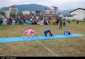 جشنواره ورزشی در شهر ساحلی چابکسر
