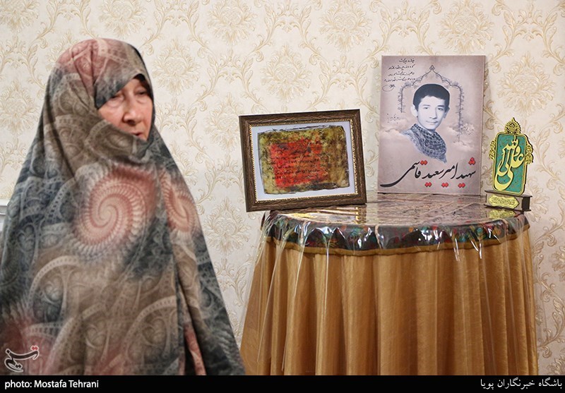 مادر شهید امیرسعید قاسمی