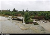 بارش های پاییزی و طغیان رودخانه در روستاهای رودسر گیلان