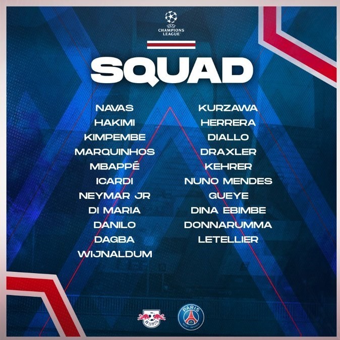 لیونل مسی , تیم فوتبال پاری‌سن‌ژرمن , لیگ قهرمانان اروپا , مائوریسیو پوچتینو , تیم فوتبال لایپزیش آلمان , 