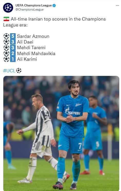 سردار آزمون , لیگ قهرمانان اروپا , 