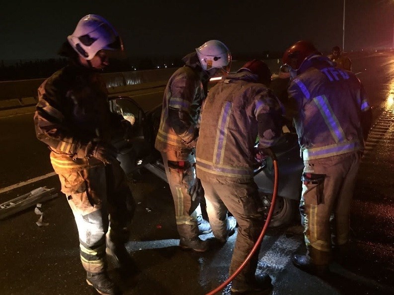 آتشنشانی , سازمان آتشنشانی تهران , حوادث جادهای , حوادث , اورژانس ,