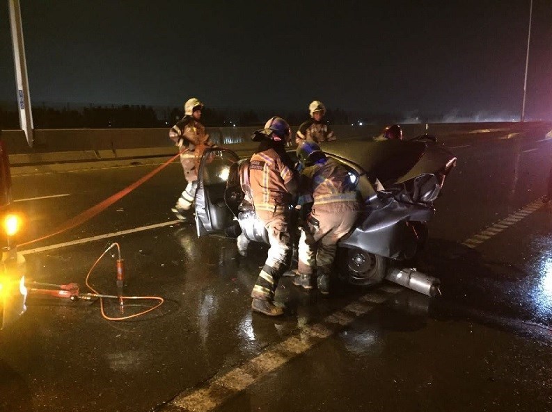 آتشنشانی , سازمان آتشنشانی تهران , حوادث جادهای , حوادث , اورژانس ,