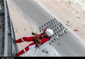 مانور پدافند غیر عامل در لامرد