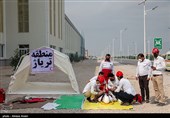 مانور پدافند غیر عامل در لامرد