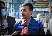 حضور پرویز فتاح  رئیس بنیاد مستضعفان در مراسم افتتاح  کارخانه آهک صنعتی قلعه‌گنج 