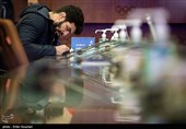 حسن یزدانی کشتی گیر در مراسم انتخابات کمیسیون ورزشکاران کمیته ملی المپیک