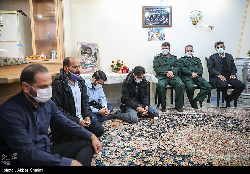 دیدار با خانواده شهید مدافع حرم محمد نوروزی