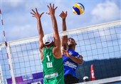 والیبال ساحلی قهرمانی جهان|  ایران در رقابتی نزدیک مغلوب لتونی شد