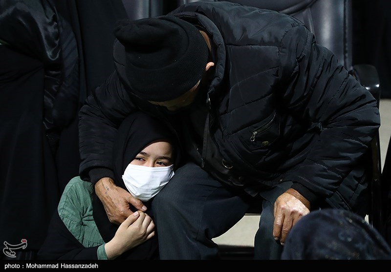 مراسم وداع پیکر مطهر دو تن از شهدای مدافع حرم