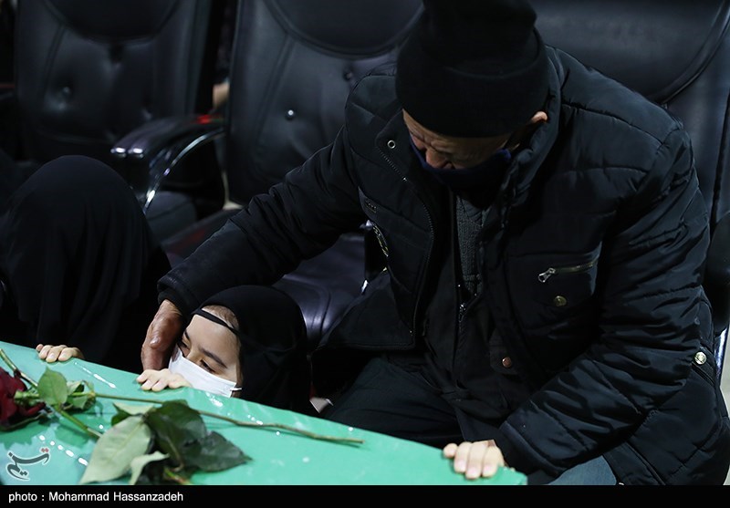 مراسم وداع پیکر مطهر دو تن از شهدای مدافع حرم