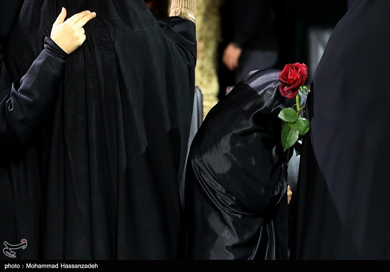 مراسم وداع پیکر مطهر دو تن از شهدای مدافع حرم