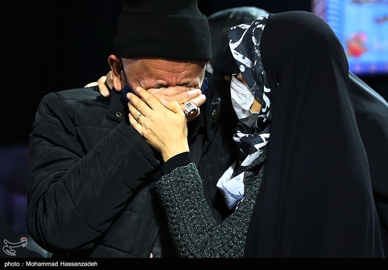 مراسم وداع پیکر مطهر دو تن از شهدای مدافع حرم