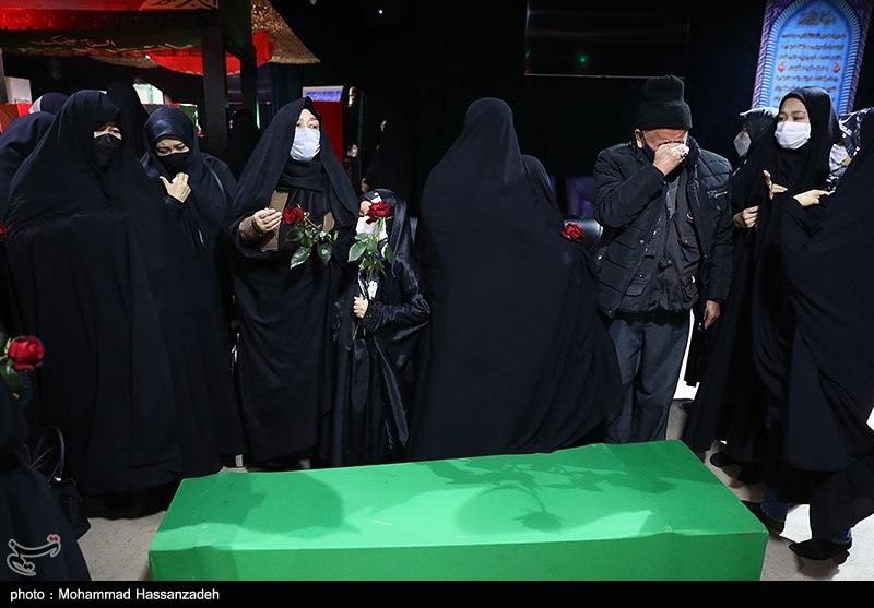 مراسم وداع پیکر مطهر دو تن از شهدای مدافع حرم