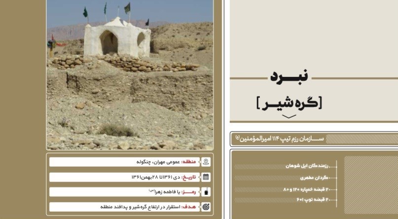 دفاع مقدس , مناطق عملیاتی دفاع مقدس , ارتش , 