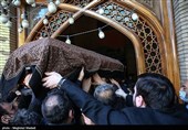 تشییع پیکر آیت‌الله سید رضی شیرازی