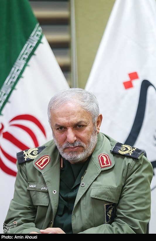 حضور سردار نادر ادیبی دبیر ستاد مرکزی راهیان نور در خبرگزاری تسنیم