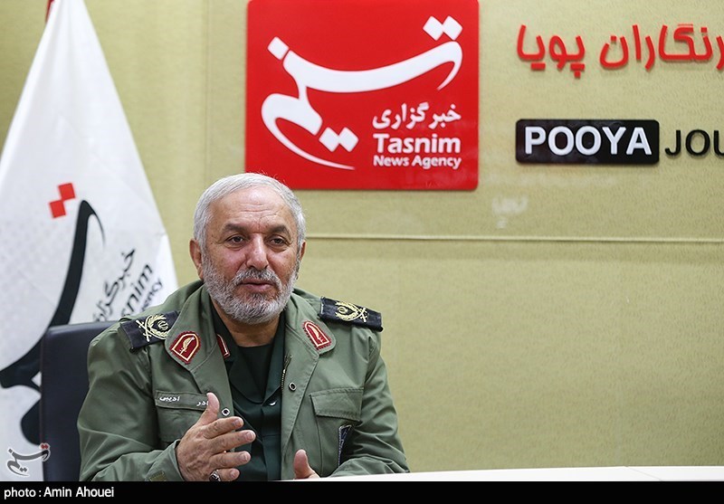 حضور سردار نادر ادیبی دبیر ستاد مرکزی راهیان نور در خبرگزاری تسنیم