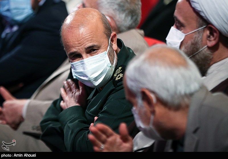 سردار محمدرضا فلاح‌ زاده جانشین سپاه قدس در اختتامیه نخستین کنگره شعر سردار سربداران