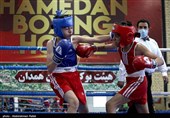 مسابقات انتخابی بوکس نونهالان استان همدان