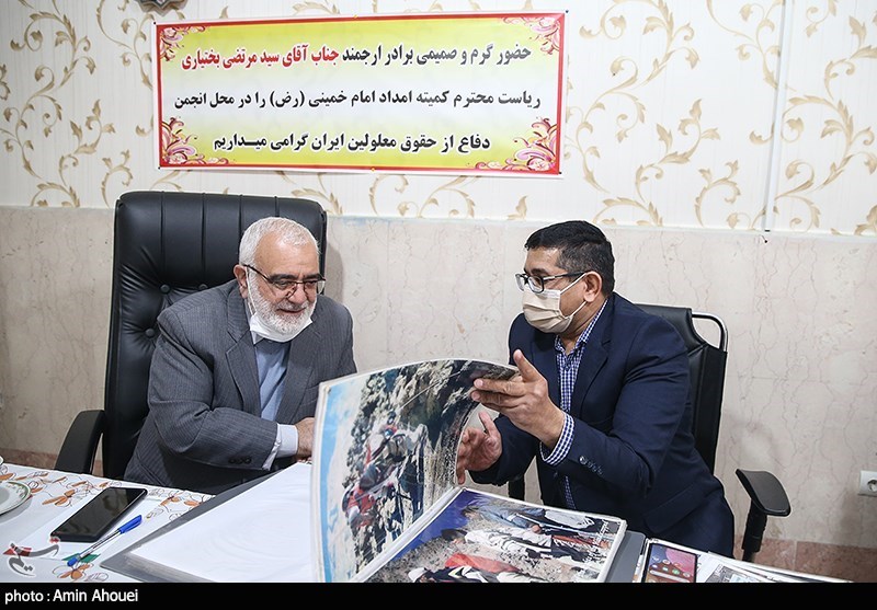 دیدار رئیس کمیته امداد با مدیر عامل انجمن دفاع از حقوق معلولان ایران