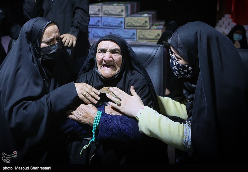 وداع با پیکر شهید دفاع مقدس باب‌الله داوودی