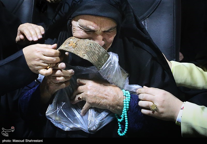 وداع با پیکر شهید دفاع مقدس باب‌الله داوودی