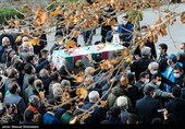 مراسم تشییع شهید حسن ایرلو سفیر ایران در یمن