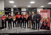 استقبال از قهرمانان تیم ملی کاراته در کرمانشاه