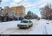 بارش برف در شهرستان اهر-آذربایجان شرقی