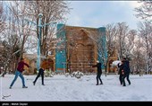 بارش برف در شهرستان اهر-آذربایجان شرقی