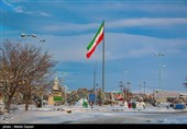 بارش برف در شهرستان اهر-آذربایجان شرقی