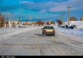 بارش برف در شهرستان اهر-آذربایجان شرقی
