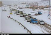 بارش برف در شهرستان اهر-آذربایجان شرقی