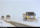 بارش برف در شهرستان اهر-آذربایجان شرقی