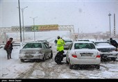 بارش برف در شهرستان اهر-آذربایجان شرقی