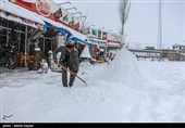بارش برف در شهرستان اهر-آذربایجان شرقی