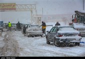 بارش برف در شهرستان اهر-آذربایجان شرقی