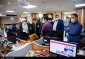 بازدید حجت الاسلام مهدی ایمانی پور رئیس سازمان فرهنگ و ارتباطات اسلامی از خبرگزاری تسنیم