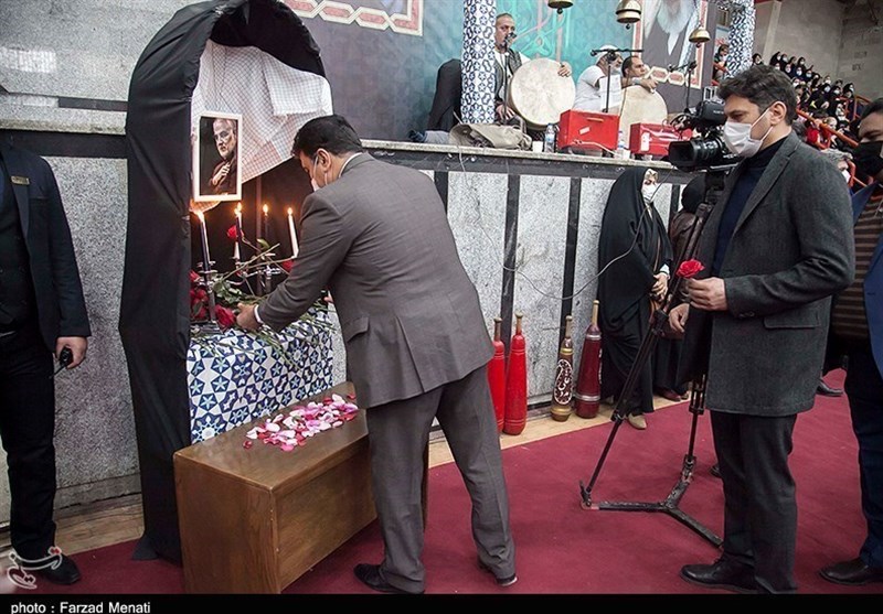 سردار قاسم سلیمانی , شهید سپهبد قاسم سلیمانی , تشییع پیکر سپهبد قاسم سلیمانی , استانداری کرمانشاه , 