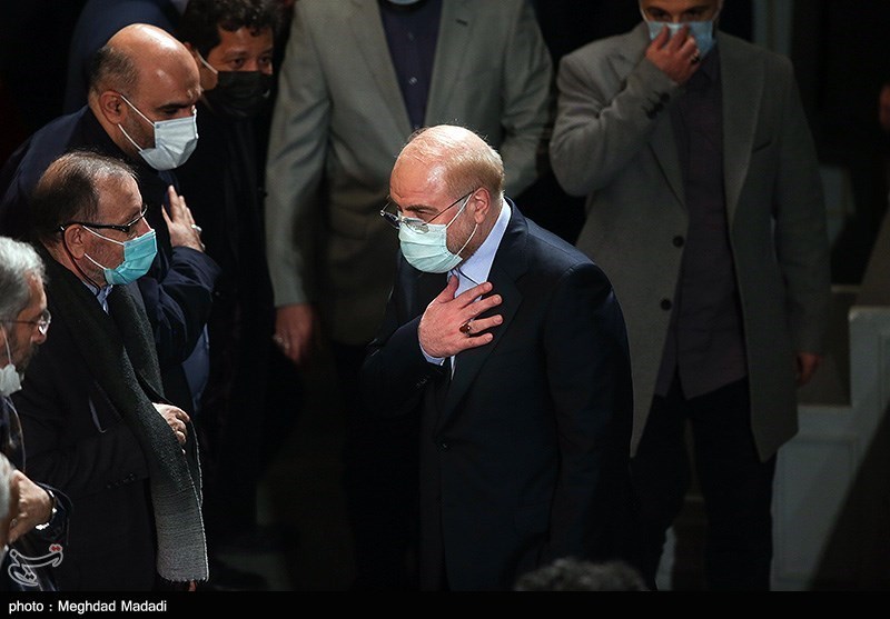 قالیباف رئیس مجلس در اجرای سمفونی مقام حماسه