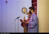 مراسم آغاز سال نو میلادی در کلیسای سرکیس مقدس