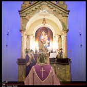 مراسم آغاز سال نو میلادی در کلیسای سرکیس مقدس