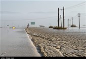آبگرفتگی در لامرد - فارس