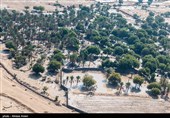 امداد رسانی هوایی در  لامرد فارس