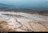 امداد رسانی هوایی در  لامرد فارس