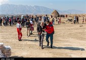 امداد رسانی هوایی در  لامرد فارس