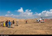 امداد رسانی هوایی در  لامرد فارس