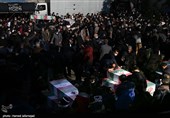تشییع پیکر 150 شهید دوران دفاع مقدس در تهران