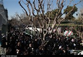 تشییع پیکر 150 شهید دوران دفاع مقدس در تهران